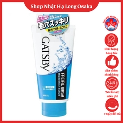 SỮA RỬA MẶT LÀM SẠCH BỤI BẨN GATSBY MICRO RICH SCRUB CHO NAM 130G - 4902806466744