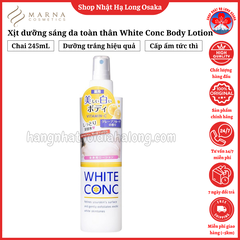 XỊT DƯỠNG TRẮNG DA WHITE CONC BODY LOTION BỔ SUNG VITAMIN C 245ML - 4990110004769