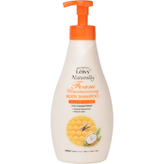 SỮA TẮM GỘI CHIẾT XUẤT SỮA ONG CHÚA VÀ DỪA LEIVY NATURALLY 1000ML - 4582194815722