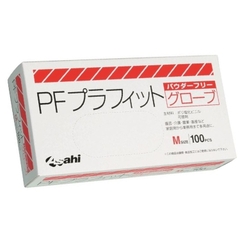 GĂNG TAY NHỰA PF KHÔNG BỘT ASAHI ĐỦ SIZE HỘP 100 CÁI (50 ĐÔI)