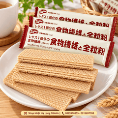 BÁNH XỐP BỔ SUNG CHẤT XƠ & BỘT NGUYÊN CÁM HEALTHY CLUB VỊ MAPLE 36 MIẾNG - 4902621005647
