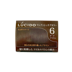 NHUỘM TÓC PHỦ BẠC CHO NAM LÚCIDO MÀU SỐ 6 NÂU SẪM - 4902806406719