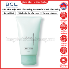SỮA RỬA MẶT AHA CLEANSING RESEARCH WASH CLEANSING LÀM SẠCH LỖ CHÂN LÔNG TUÝP 120G - 4515061042150