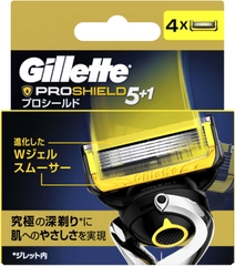 LƯỠI DAO CẠO RÂU THAY THẾ GILLETTE PROSHIELD 5+1 HỘP 4 LƯỠI - 4987176032713