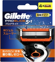 LƯỠI DAO CẠO RÂU THAY THẾ LOẠI ĐIỆN GILLETTE PROGLIDE 5+1 HỘP 4 LƯỠI - 4987176032423
