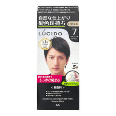 NHUỘM TÓC PHỦ BẠC CHO NAM LÚCIDO MÀU SỐ 7 ĐEN TỰ NHIÊN - 4902806406641