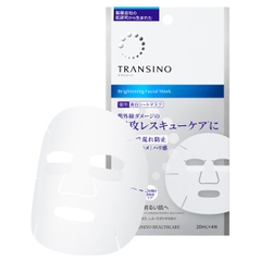 MẶT NẠ DƯỠNG TRẮNG TRANSINO® MEDICATED BRIGHTENING FACIAL MASK HỘP 4 CÁI - 4987107673527