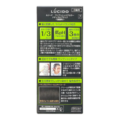 NHUỘM TÓC PHỦ BẠC CHO NAM LÚCIDO MÀU SỐ 7 ĐEN TỰ NHIÊN - 4902806406641