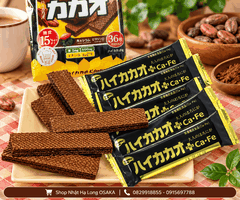BÁNH XỐP BỔ SUNG CANXI, SẮT & VITAMIN D HEALTHY CLUB HIGH CACAO 36 MIẾNG - 4902621005586