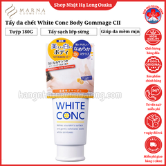 TẨY DA CHẾT LÀM SÁNG DA WHITE CONC BODY GOMMAGE CII 180G - 4990110005001