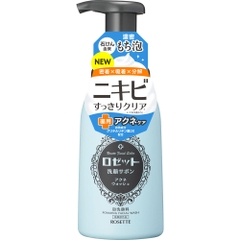 SỮA RỬA MẶT TẠO BỌT ROSETTE FACIAL CLEANSING SAVON ACNE WASH TRỊ MỤN 180ML - 4901696500668