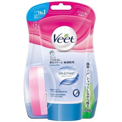 KEM TẨY LÔNG VEET SILK & FRESH DÀNH CHO DA NHẠY CẢM - 4906156034639