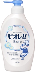 SỮA TẮM BIORE U HƯƠNG XÀ BÔNG DỊU NHẸ 480ML - 4901301336323