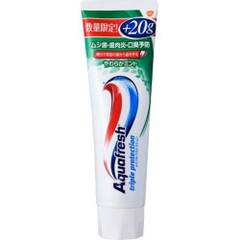 KEM ĐÁNH RĂNG AQUAFRESH VỊ BẠC HÀ CAY NHẸ 160G - 4901080764416