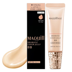 KEM NỀN TRANG ĐIỂM MAQUILLAGE DRAMATIC COVER JELLY BB SPF50+ PA++++ 30G ĐỦ MÀU