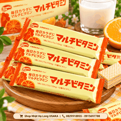 BÁNH XỐP BỔ SUNG ĐA VITAMIN HEALTHY CLUB VỊ TRÁI CÂY HỖN HỢP 36 MIẾNG -  4902621005593