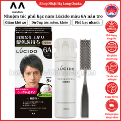 NHUỘM TÓC PHỦ BẠC CHO NAM LÚCIDO MÀU SỐ 6A NÂU TRO - 4902806435641