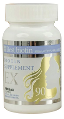 VIÊN UỐNG MỌC TÓC BIOTIN SUPPLEMENT EX 90 VIÊN - 4589622171184