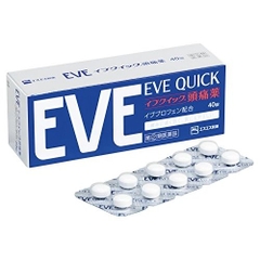 VIÊN UỐNG GIẢM ĐAU HẠ SỐT EVE QUICK HỘP 40 VIÊN - 4987300052716