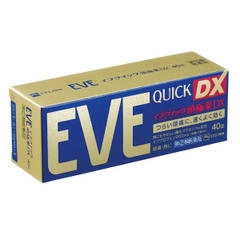 VIÊN UỐNG GIẢM ĐAU HẠ SỐT EVE QUICK DX HỘP 40 VIÊN - 4987300058824