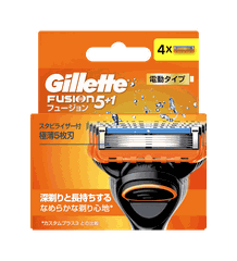 LƯỠI DAO CẠO RÂU THAY THẾ LOẠI ĐIỆN GILLETTE FUSION 5+1 HỘP 4 LƯỠI - 4987176032447