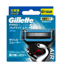 LƯỠI DAO CẠO RÂU THAY THẾ LOẠI ĐIỆN GILLETTE PROGLIDE AIR 5+1 HỘP 8 LƯỠI - 4987176130648