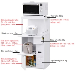 TỦ GẠO ĐA NĂNG FINE KITHCEN SK-306W NỘI ĐỊA NHẬT BẢN