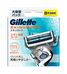 LƯỠI DAO CẠO RÂU THAY THẾ GILLETTE SKINGUARD HỘP 8 CÁI - 4987176032362