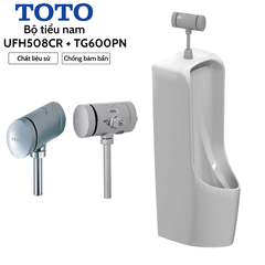 BỘ TIỂU NAM TOTO UFH508CR + VAN XẢ TG600PN