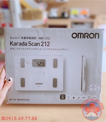 CÂN ĐIỆN TỬ OMRON ĐO LƯỢNG MỠ CƠ THỂ HBF-212