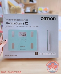 CÂN ĐIỆN TỬ OMRON ĐO LƯỢNG MỠ CƠ THỂ HBF-212