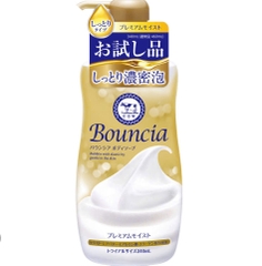 Sữa tắm dưỡng thể Bouncia Premium Moist Pump 340mL - 4901525012010