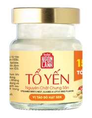 Tổ Yến Nguyên Chất Chưng Sẵn Vị Táo Đỏ Hạt Sen (15% Tổ Yến)- Khay 06 lọ x 70ml