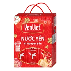 Nước Yến YenViet Vị Nguyên Bản [Hộp Đứng 06 lon x 190ml]