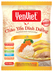 Cháo Yến Dinh Dưỡng YenViet Vị Gà [Thùng 30 Gói x 50gr]