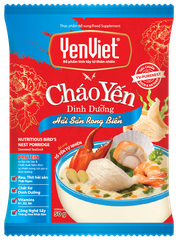 Cháo Yến Dinh Dưỡng Hải Sản Rong Biển [Thùng 30 Gói x 50gr]