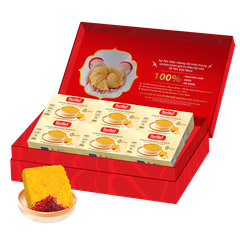 Tổ Yến Sấy Thăng Hoa - Nhuỵ Hoa Nghệ Tây [Hộp 6 Viên]