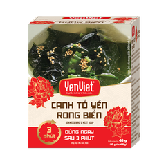 Canh Tổ Yến Rong Biển [Hộp 10 Gói x 4.8gr]