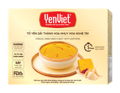 Tổ Yến Sấy Thăng Hoa - Nhuỵ Hoa Nghệ Tây [Hộp 6 Viên]