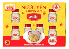 Nước Yến Chưng Sẵn Vị Mật Cây Lá Phong & Đông Trùng Hạ Thảo - Hộp 06 lọ x 70ml