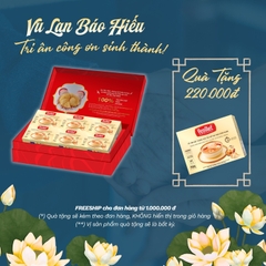 Tổ Yến Sấy Thăng Hoa- Táo Đỏ, Hạt Sen, Long Nhãn [Hộp 6 Viên]