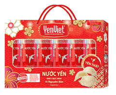 Nước Yến YenViet Vị Nguyên Bản [Hộp Quà Tặng 06 lon x 190ml]