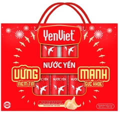 Nước Yến YenViet Vị Nguyên Bản [Hộp Quà Tặng 05 lon x 190ml]