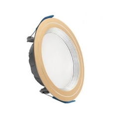 ĐÈN DOWNLIGHT 3 MÀU ÁNH SÁNG NHÔM VIỀN MÀU VÀNG ELD2028/9C