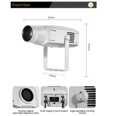 Đèn quảng cáo 400W Rotate Image GOBO LCC-309P-A