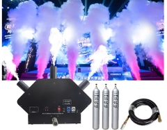 Máy tạo khói phun Co2 3 đầu led LCC-CO2J011 dành cho sân khấu