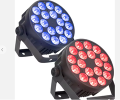 LCC LIGHTING 18*12W RGBW màu LED mệnh có thể ánh sáng DMX điều khiển đèn sân khấu cho DJ Disco đám cưới và các sự kiện Par ánh sáng