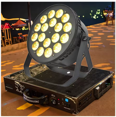 LCC LIGHTING 18*10W RGBW LED PAR LIGHT 180W LCC- chiếu sân khấu tiệc chùm DMX điều khiển cho công viên giải trí