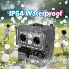 Máy tạo bong bóng sương mù chống mưa LED bốn đầu LED LCC-PPJ04