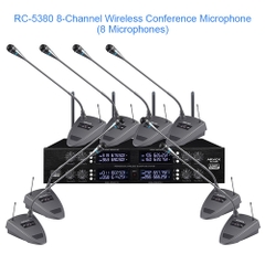 Micro hội nghị không dây 2/4/8 kênh RC-5320/RC-5340/RC-5380